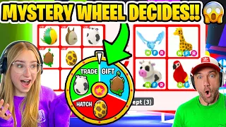 MYSTERY WHEEL Decides Super Rare Egg Trades! Adopt Me Roblox