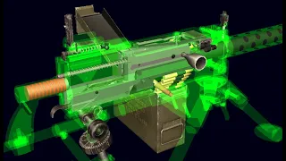 How a M1919 Browning Machine Gun Works