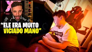 A ÉPOCA QUE O GABE ERA VICIADO...😱| TASPIO REAGE ao PC GAMER DO VICIADO EM FORTNITE QUEIMOU