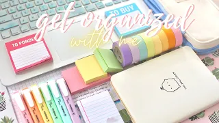 Get organized with me (online classes) ✨📂