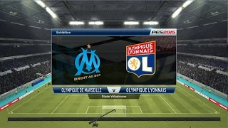 Olymp. Marseille - Olymp. Lyonnais [PES 2015] | Ligue 1 2014-2015 (29ème Journée) | CPU Vs. CPU