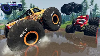 Monster Truck Mud Battle #22 | BeamNG Drive - Griff's Garage