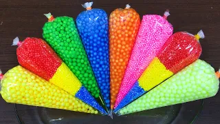 Making Crunchy Foam Slime With Piping Bags | GLOSSY SLIME | ASMR Slime Videos #254