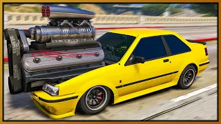 I Built Monster Engine Car and Trolled Cops in GTA 5 RP