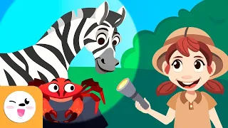 Les animaux pour les enfants - Vocabulaire - Animaux sauvages, de la ferme et aquatiques