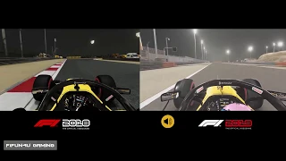 F1 2019 VS F1 2018 GAME COMPARISON: F1 2019 IS THE SAME AS REAL LIFE?!