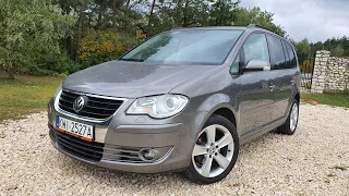 Volkswagen Touran 2008 1.9 TDI BLS 105KM Trendline 7 osobowy Prezentacja Samochodu