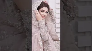 Kinza Hashmi bridal look💜#latest #photoshoot #shorts #tiktok #whatsappstatus #viral