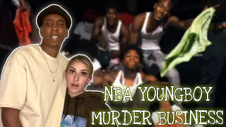 WE GOT TOO HYPE! | NBA YoungBoy - Murder Business REACTION