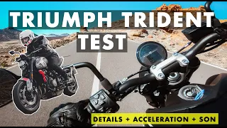 [TEST] La nouvelle Triumph Trident 660 - LE TEST ! Acceleration + details