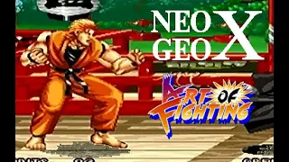 Art of Fighting playthrough (Neo Geo X) (1CC)