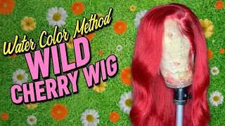 Adore Wild Cherry Red : Water color method ft Adore Hair Dye 30 Inch Hair!!! 🍒🍒