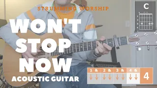 "Won't Stop Now" Guitar Cover | Chord | Tutorial | Strumming Pattern