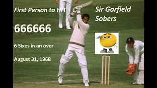 Sir Gary Sobers Hits 6 Sixes in an Over.