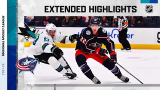 San Jose Sharks vs Columbus Blue Jackets Dec 5, 2021 HIGHLIGHTS