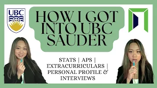 How I Got Into UBC Sauder School of Business