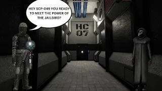 SCP SL Using The Jailbird to eliminate SCP-049