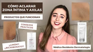 COMO ACLARAR LA ZONA INTIMA | COMO ACLARAR LAS AXILAS: PRODUCTOS QUE FUNCIONAN | LIMÓN, BICARBONATO?