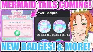 MERMAID TAILS ARE COMING! Items Becoming RARE! New BADGES & More! 🏰 Royale High TEA