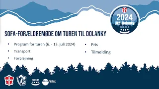 Sofaforældremøde vedr. Dolanky 2024