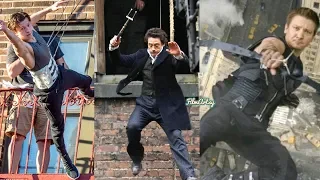 Avengers Cast Performing Their Own Stunts | Avengers Cast Stunt Performances Without Stunt Doubles