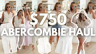 ABERCROMBIE SUMMER TRY-ON HAUL: resort outfits + casual summer brunch outfits + Disney trip outfits