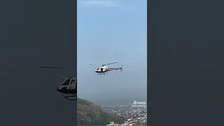 helicóptero Águia da polícia no Guarujá