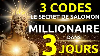 LA RICHESSE POUR TOUTE LA VIE : Les 3 codes secrets de Salomon que vous devez connaître ! [MAGIQUE]