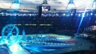 Olympic Closing Ceremony Set up - London 2012