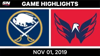 NHL Highlights | Sabres vs Capitals – Nov. 1, 2019