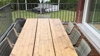 Massiver Tisch aus Altholz selber Bauen / DIY HOLZ TISCH