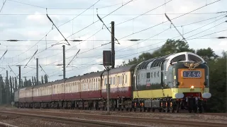 UK - Deltic at Speed on the East Coast Mainline, 24/9/2022  (Re-Edited)