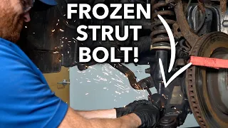 Frozen Stuck Strut Bolt? Try These Tricks Before Cutting It!