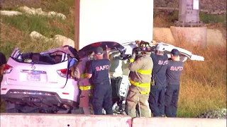 SAPD: Woman hospitalized after rollover crash on Highway 151 access road