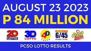 Lotto Result August 23 2023 9pm [Complete Details]