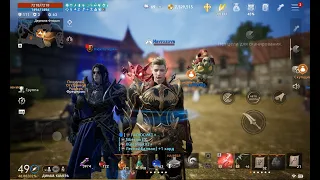 Lineage 2m...Заруба на МИРОВЫХ! Нападение Викинга на журналиста ., но материал  в редакции новостей!