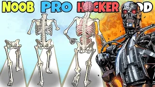 NOOB vs PRO vs HACKER vs GOD in Human Run