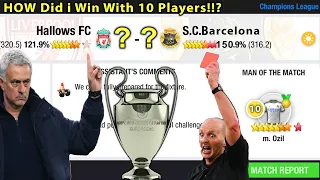 How to Beat Stronger Opponent in | Top Eleven 3D 2023 | Champions League Final (Secrets To Win) 😲🏆