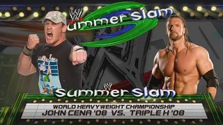 WWE 2K23 - John Cena vs Triple H for the World Heavyweight Championship at Summerslam