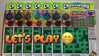 14 CROSSWORD SCRATCH OFFS TO PLAY...BIG WIN...💰😁🤞