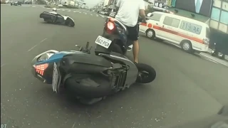 Scooter crash and fail compilation 2018