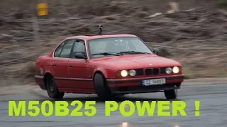 BMW E34 525 November Track Drifting