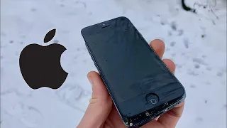 Протыкаем вздувшийся аккумулятор iPhone. Что будет?!