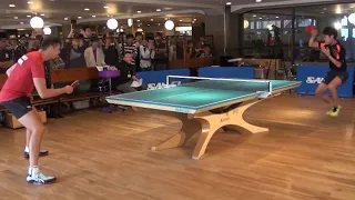 【Table Tennis】Vladimir Samsonov VS Japanese penholder