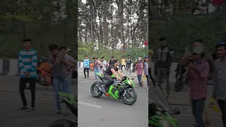Zx10r ki Entry😍💚 #z900rider #z900 #superbike #khushi #jerry #emotional #motorcycle #ninja