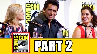 FEAR THE WALKING DEAD Season 2 Comic Con Panel (Part 2) - Alycia Debnam-Carey, Cliff Curtis