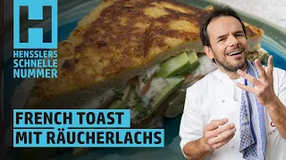 Schnelles Würziger French Toast mit Räucherlachs Rezept von Steffen Henssler