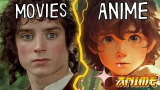 AI Portrays Anime of Lord of The Rings Characters