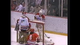 1987 USA - USSR (national team of clubs) 5-2 Friendly ice hockey match, full game