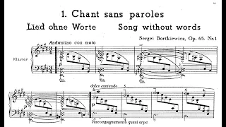 Sergei Bortkiewicz | Chant sans paroles, Op.65/1